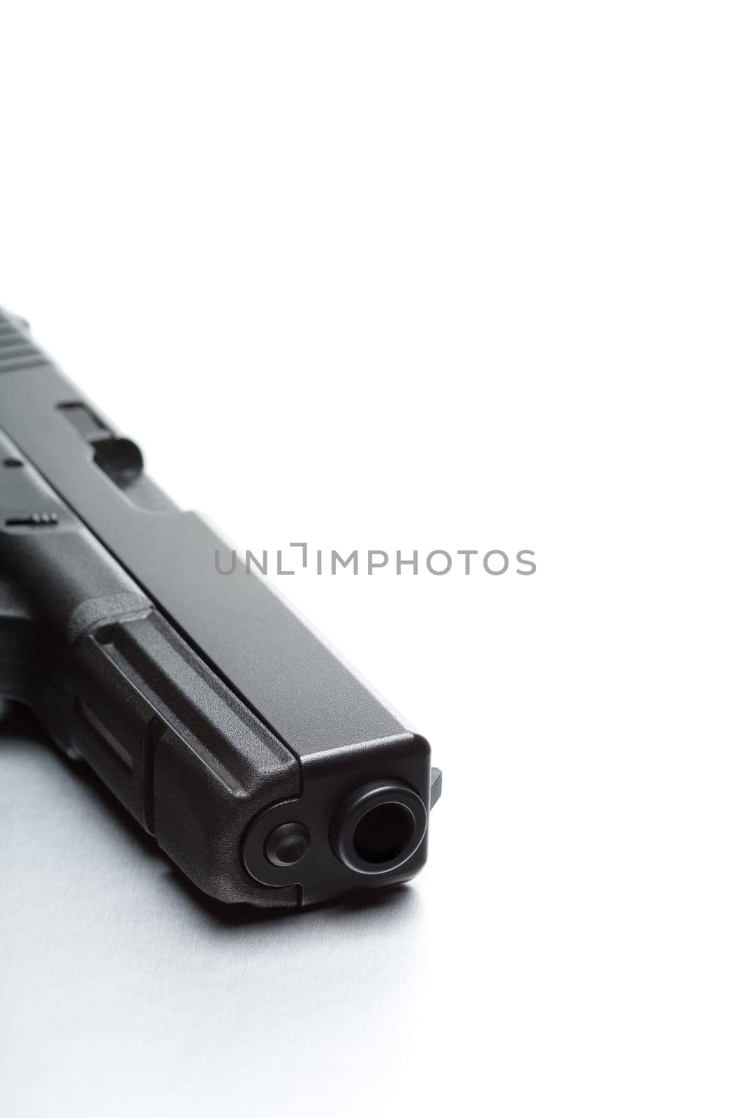 handgun closeup