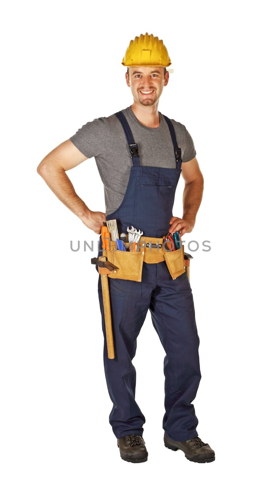 isolated handyman