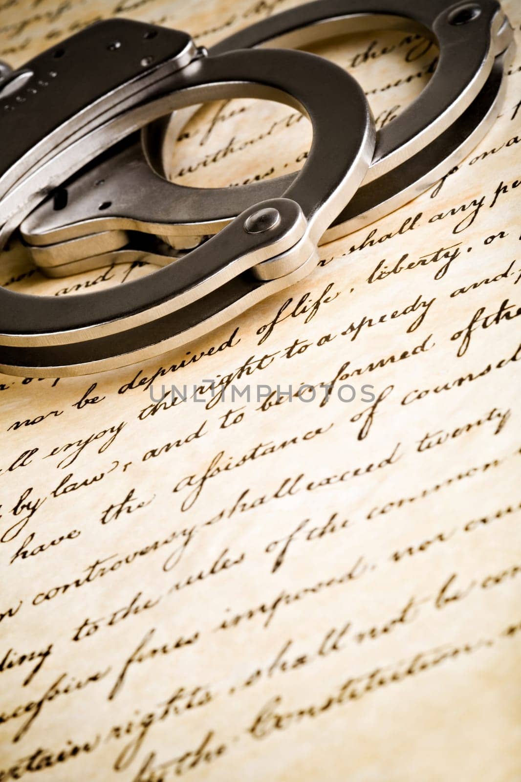 handcuffs on constitution