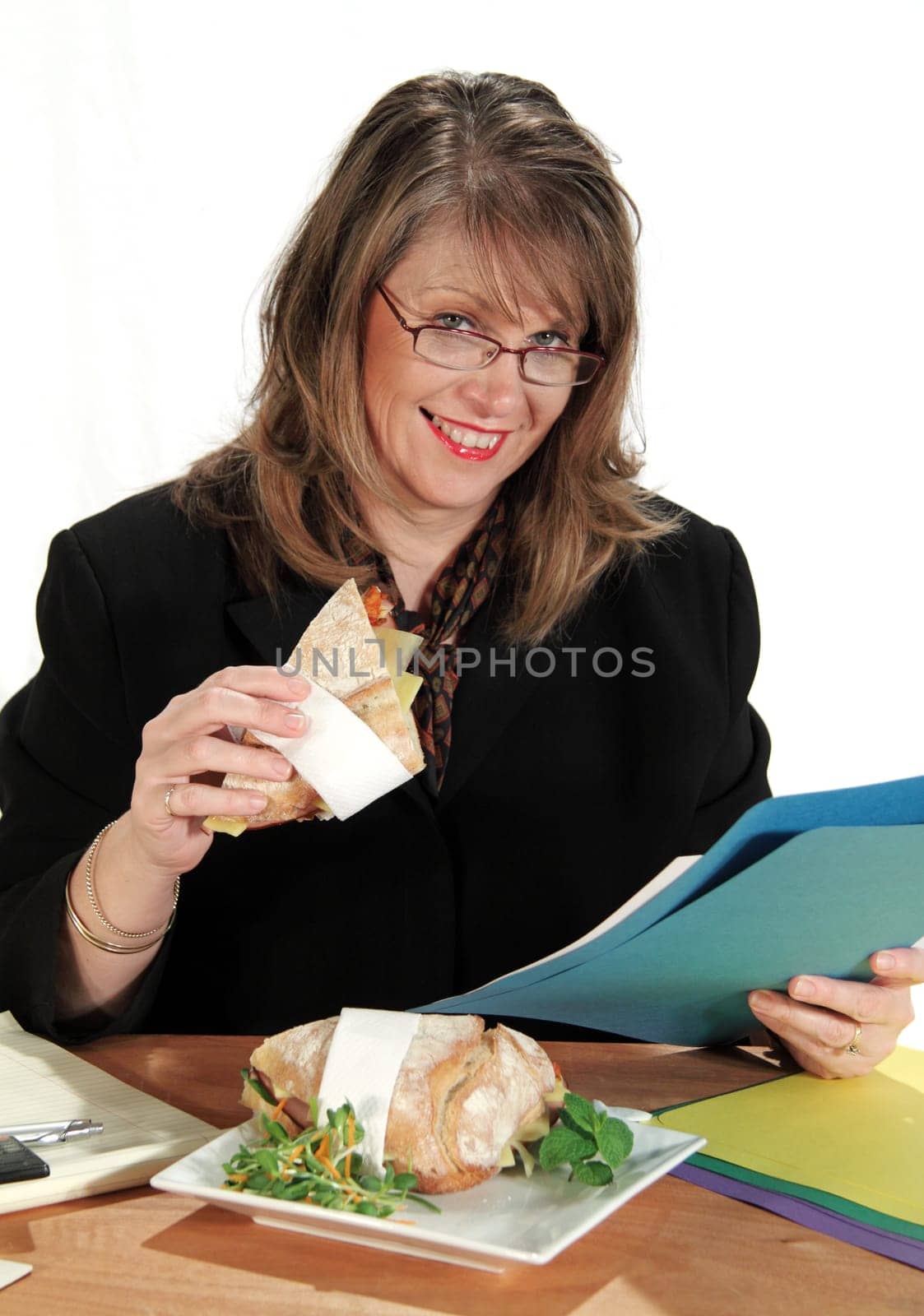 Businesswoman Lunch