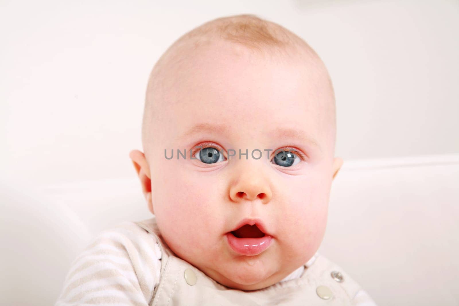 Adorable newborn portrait