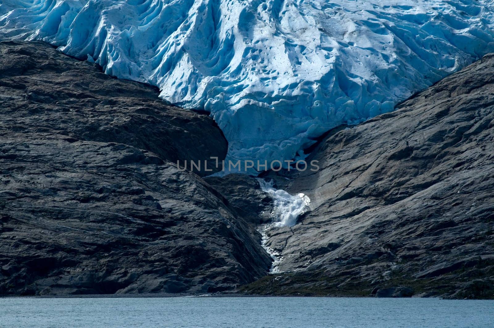 Glacier tongue on Svartissen (Norway)