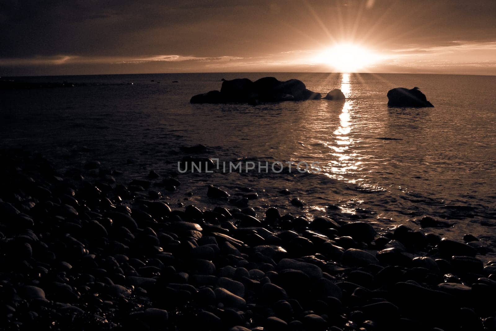 Setting sun