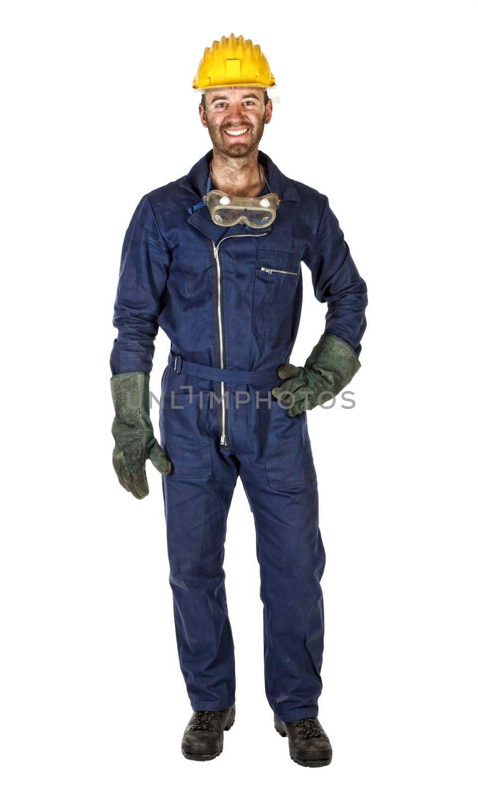 isolated labourer