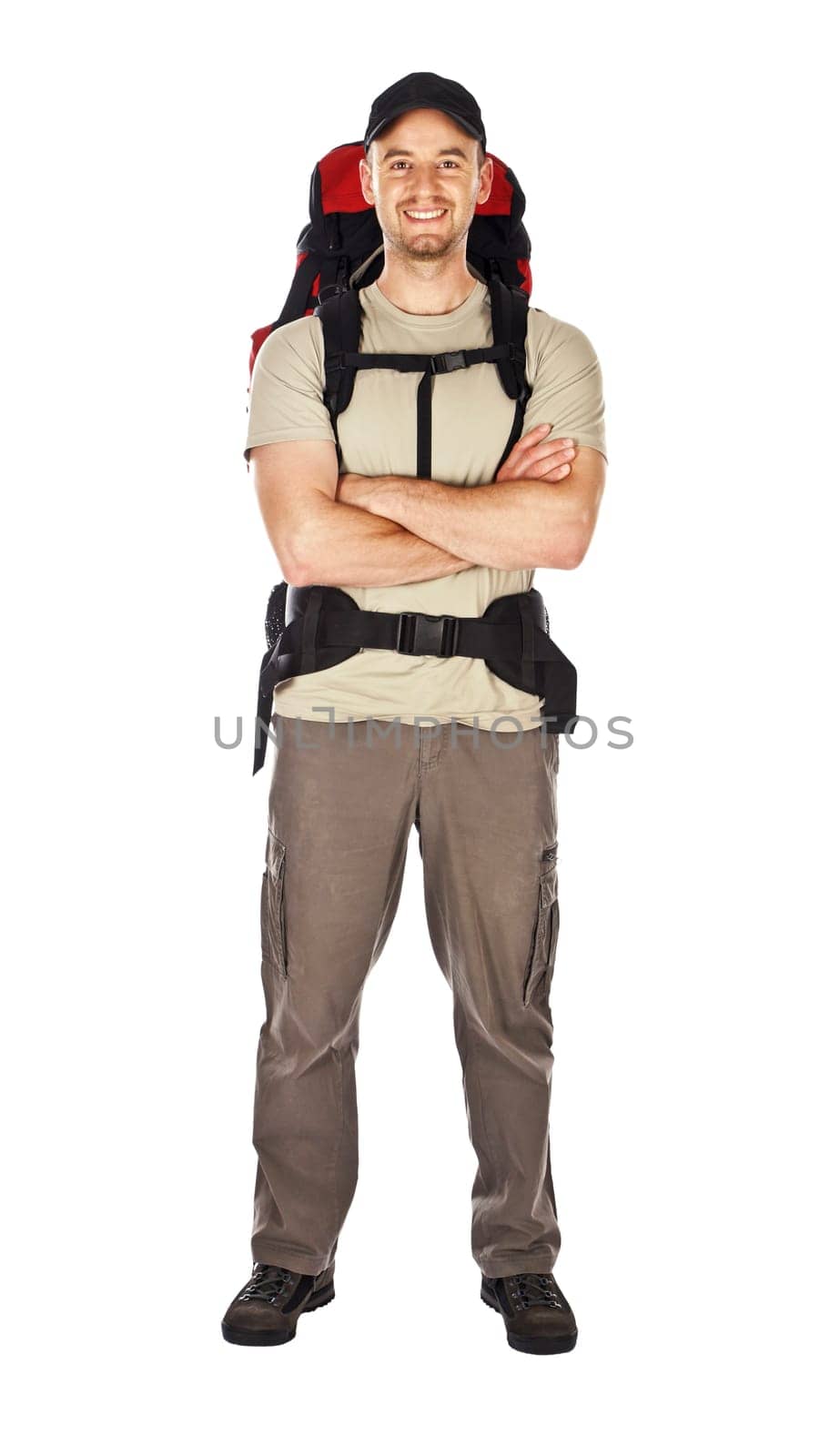 standing traveller