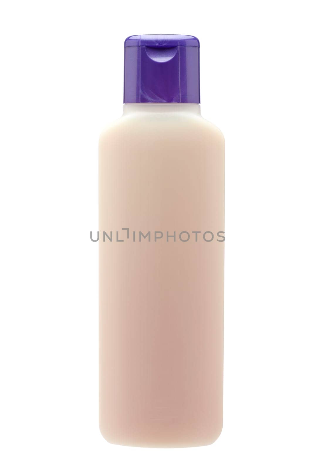 Plastic bottle with soap or shampoo