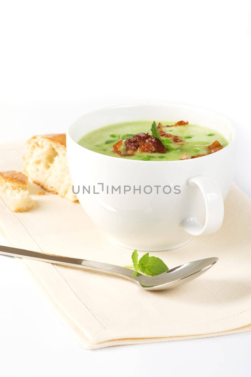 Soup with peas