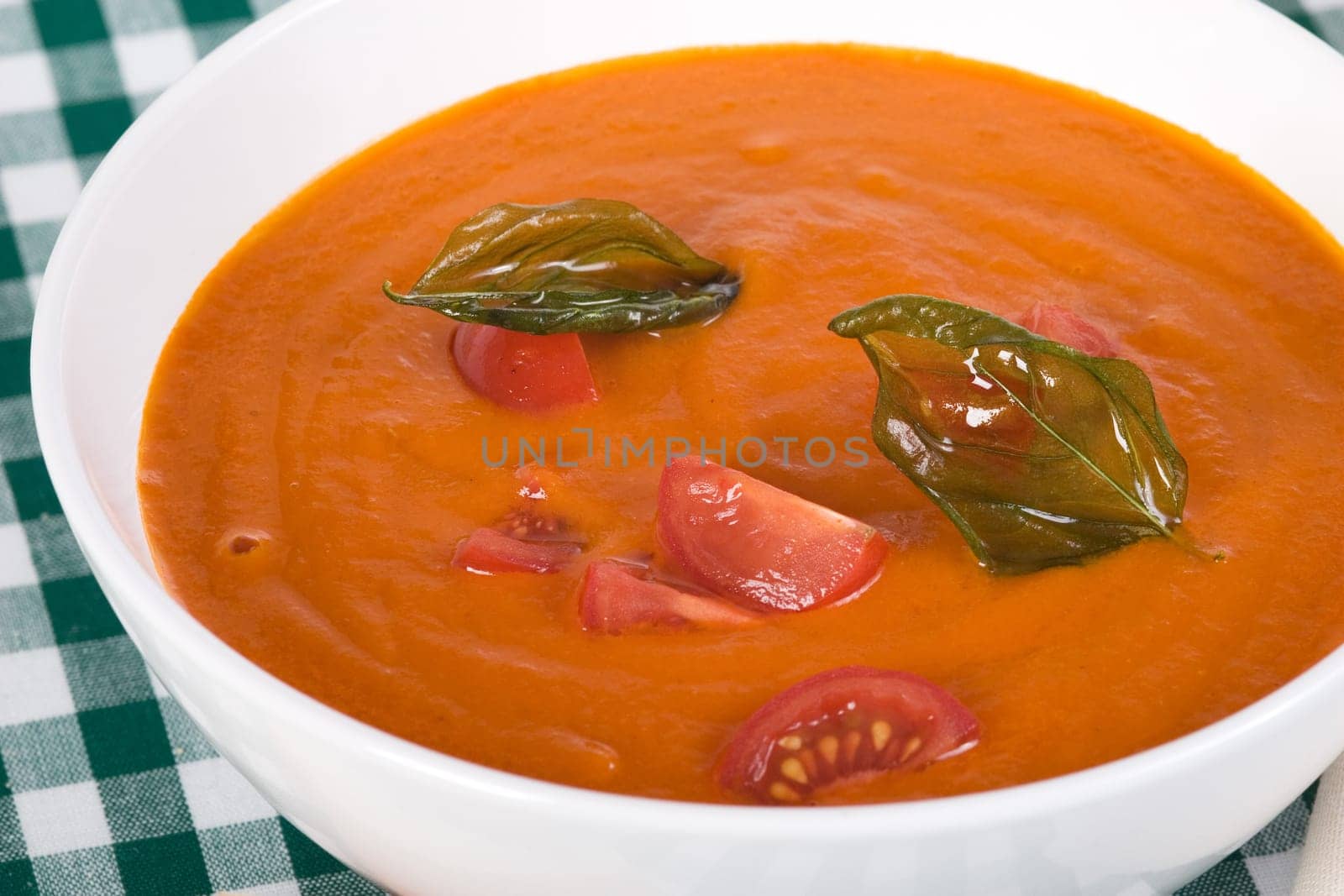 Tomato soup close