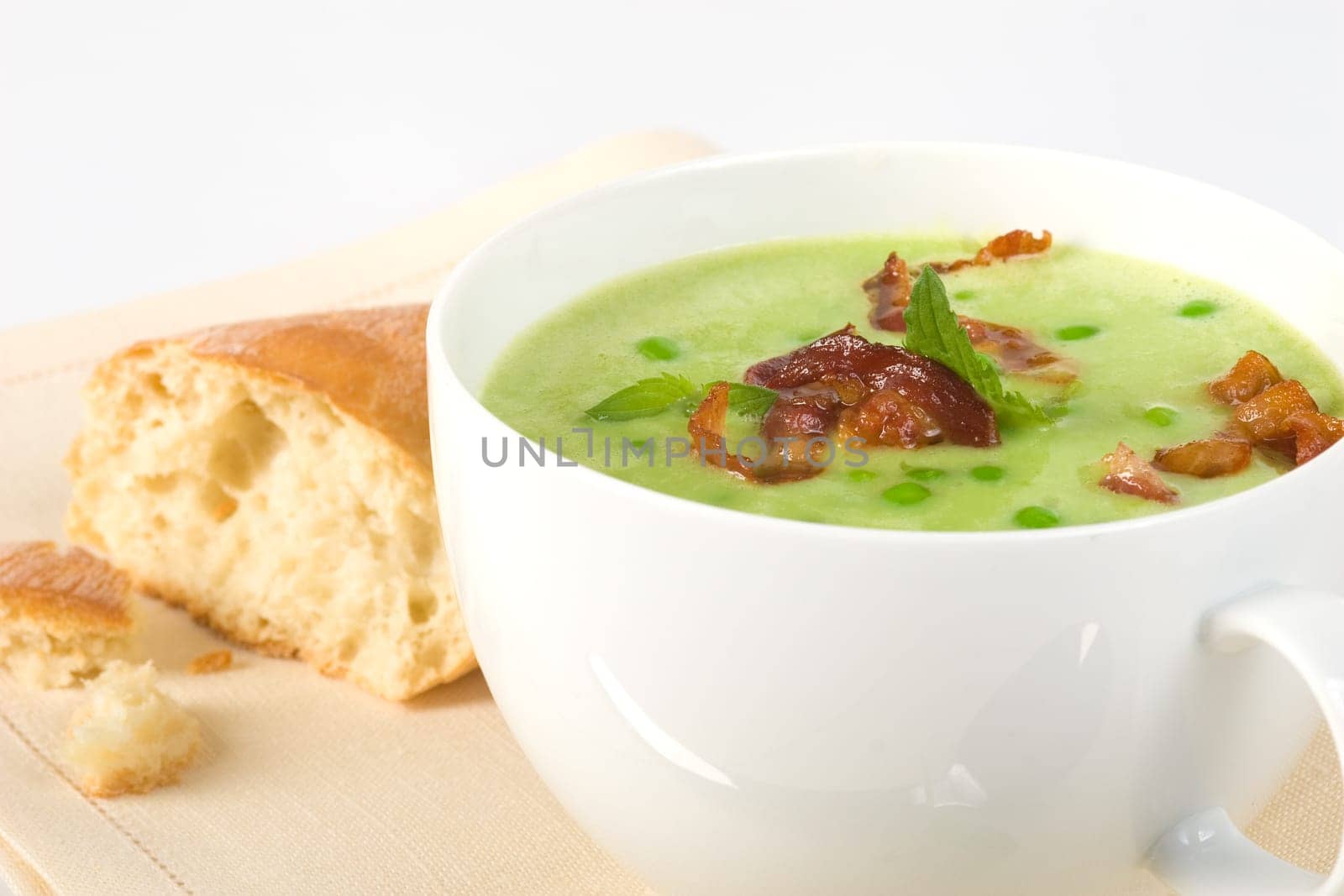 Soup and bread