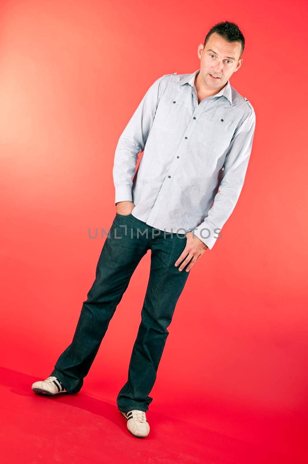 Man standing loosely
