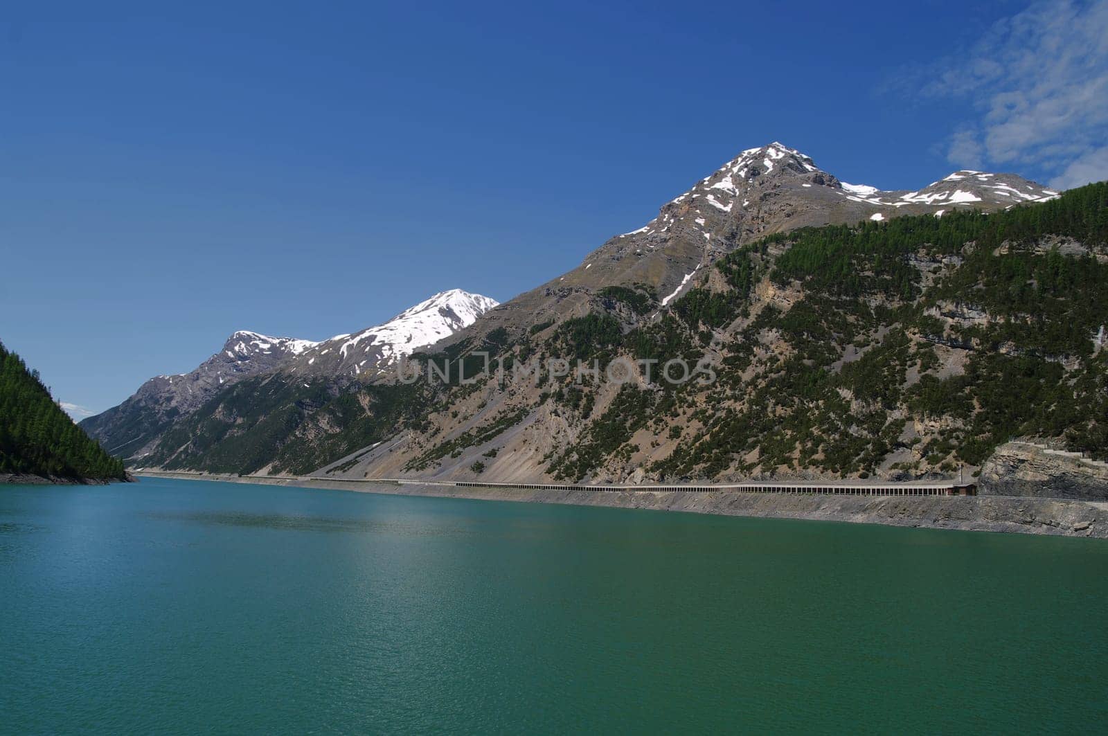 Lake Luvina,Road,Lombardy,Livigno