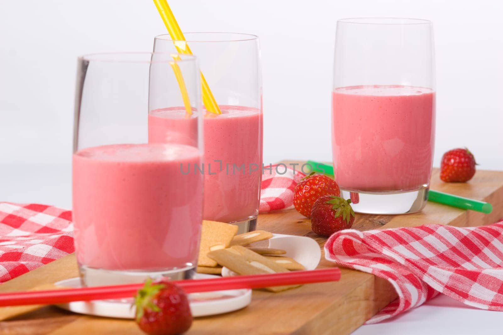 Three milkshakes