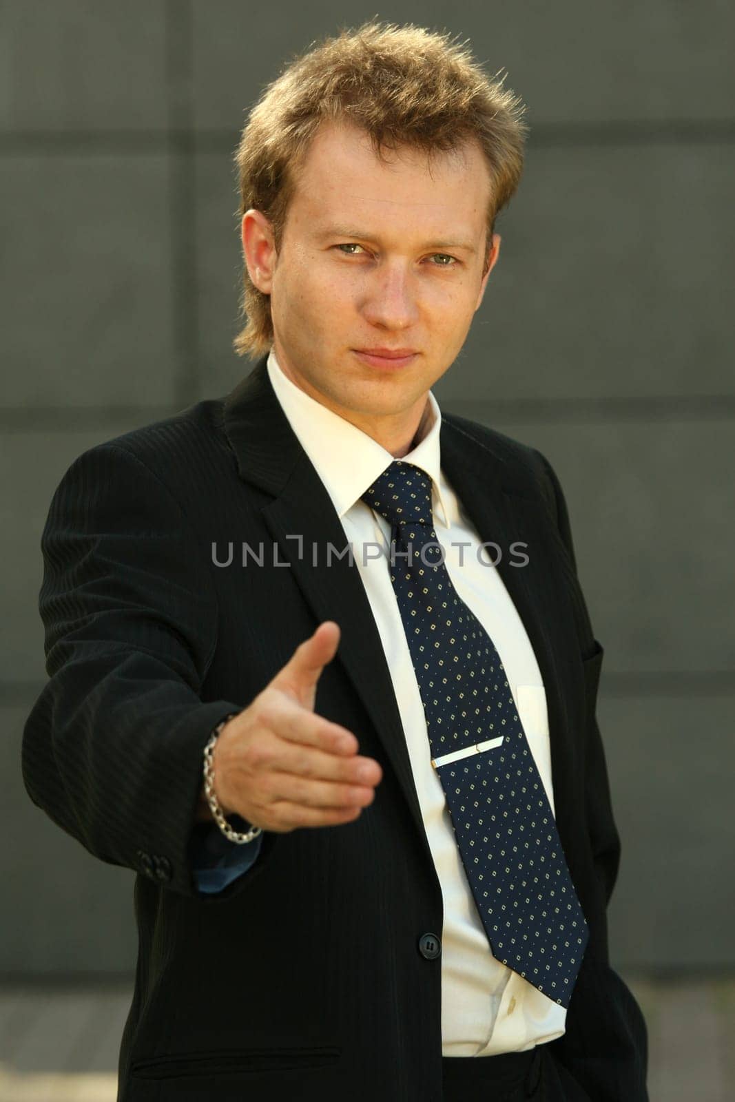 man giving hand