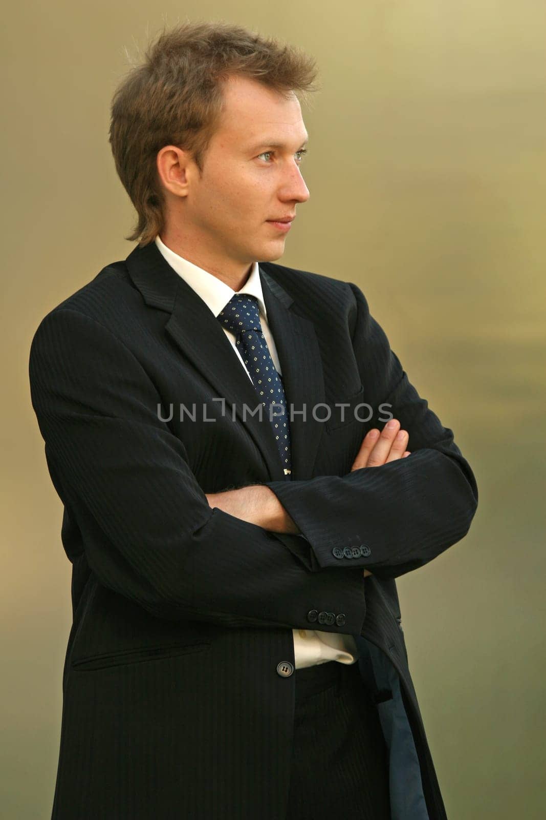 businessman looking away