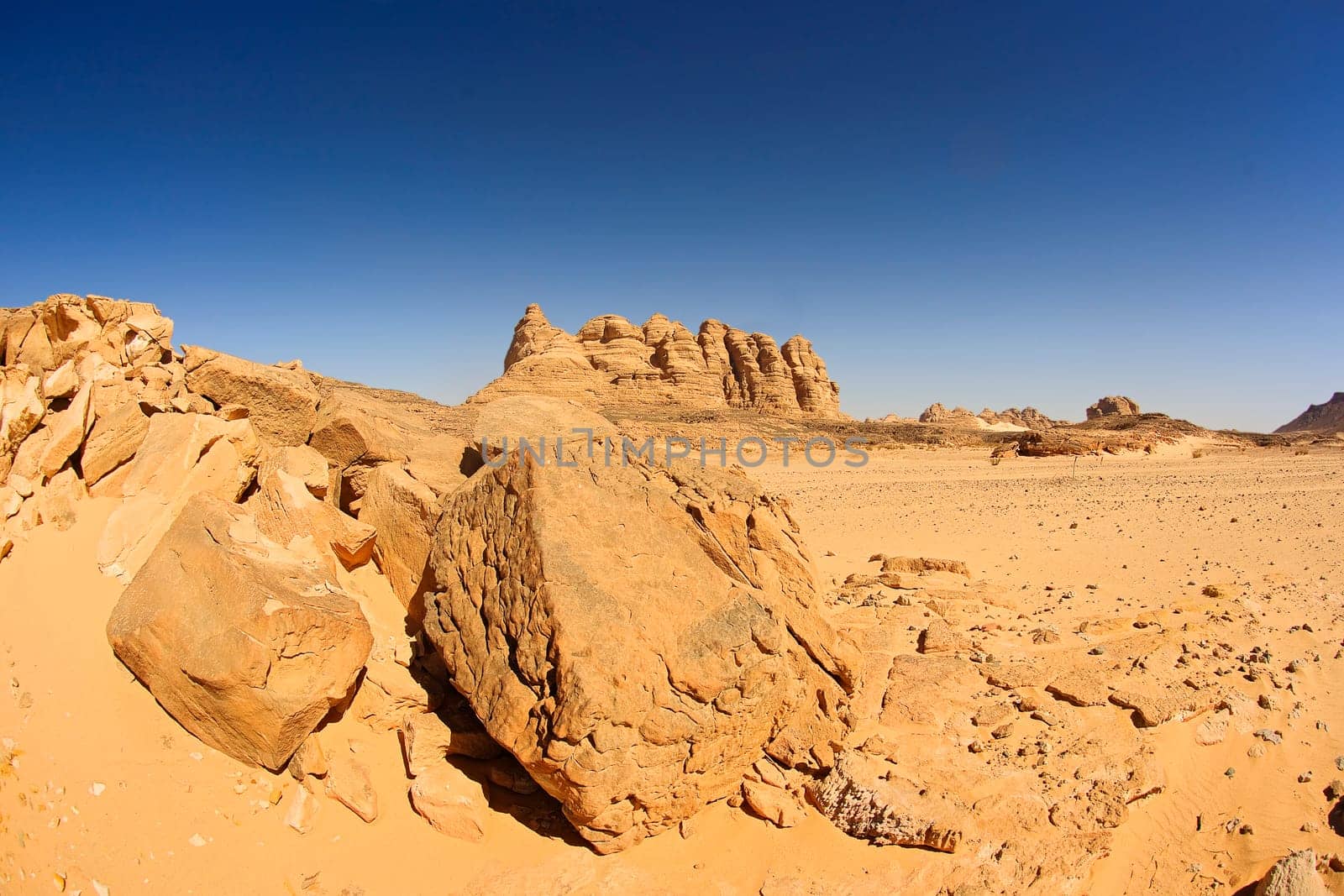 barren stony land