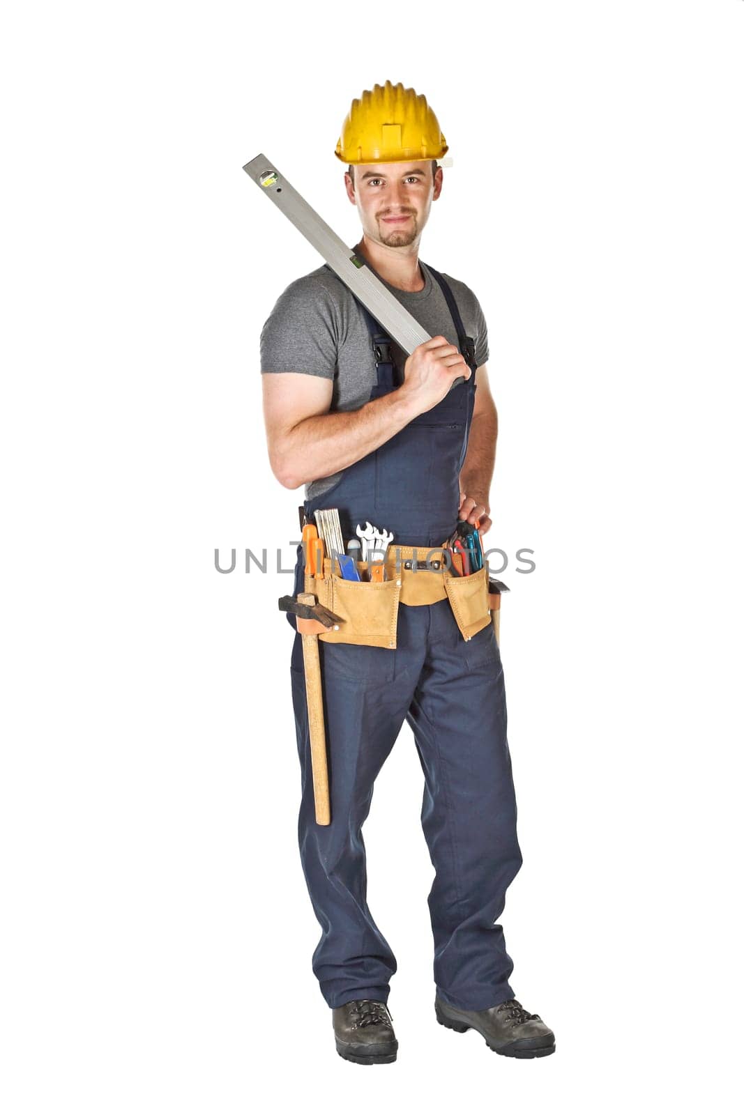 standing worker