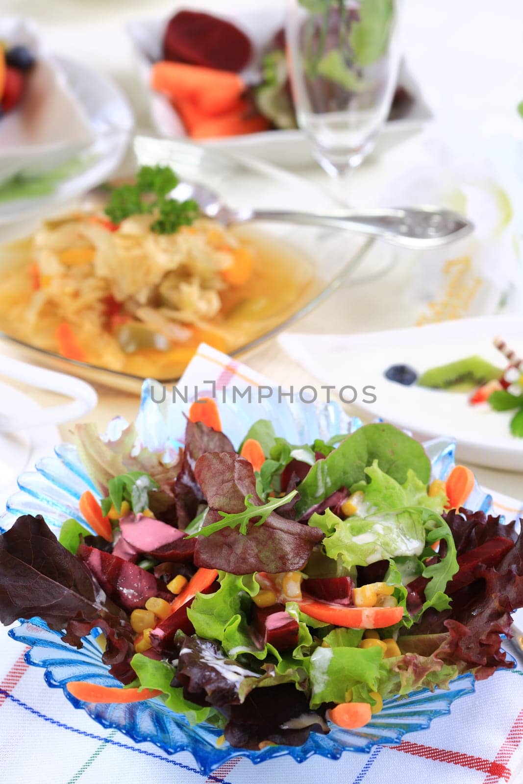 Vegetarian menu