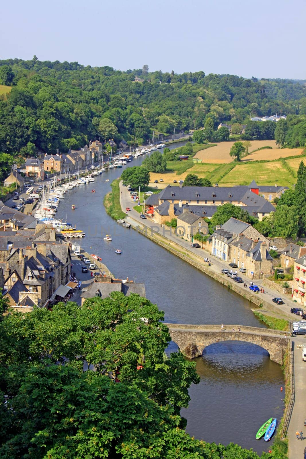 A river port: the Rance near Dinan
