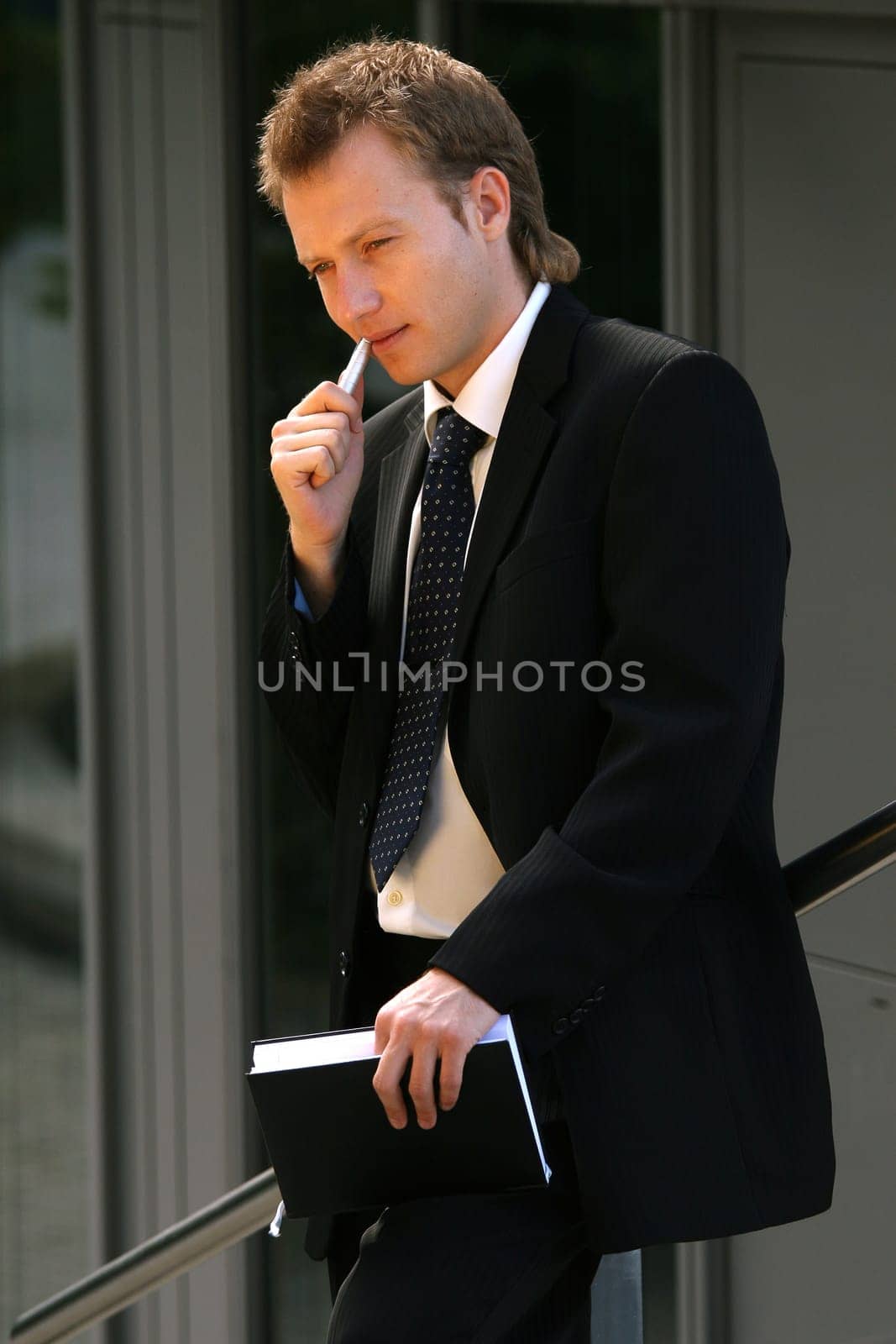 thinking businessman