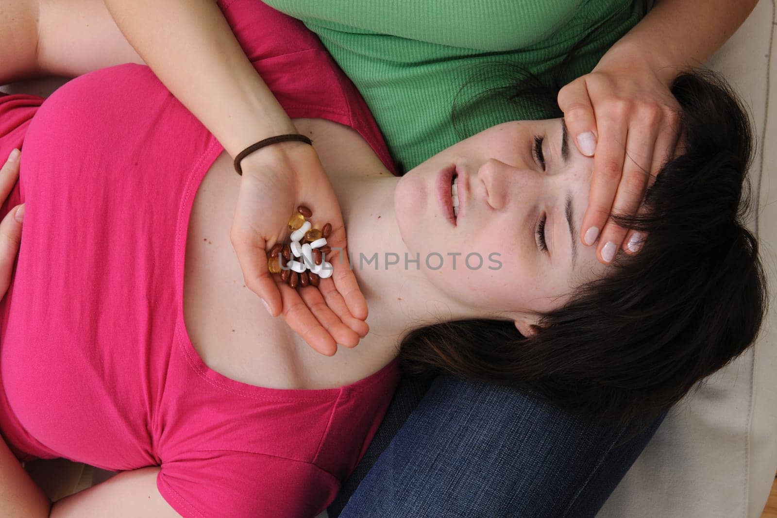 Wife gives medicine to girlfriend