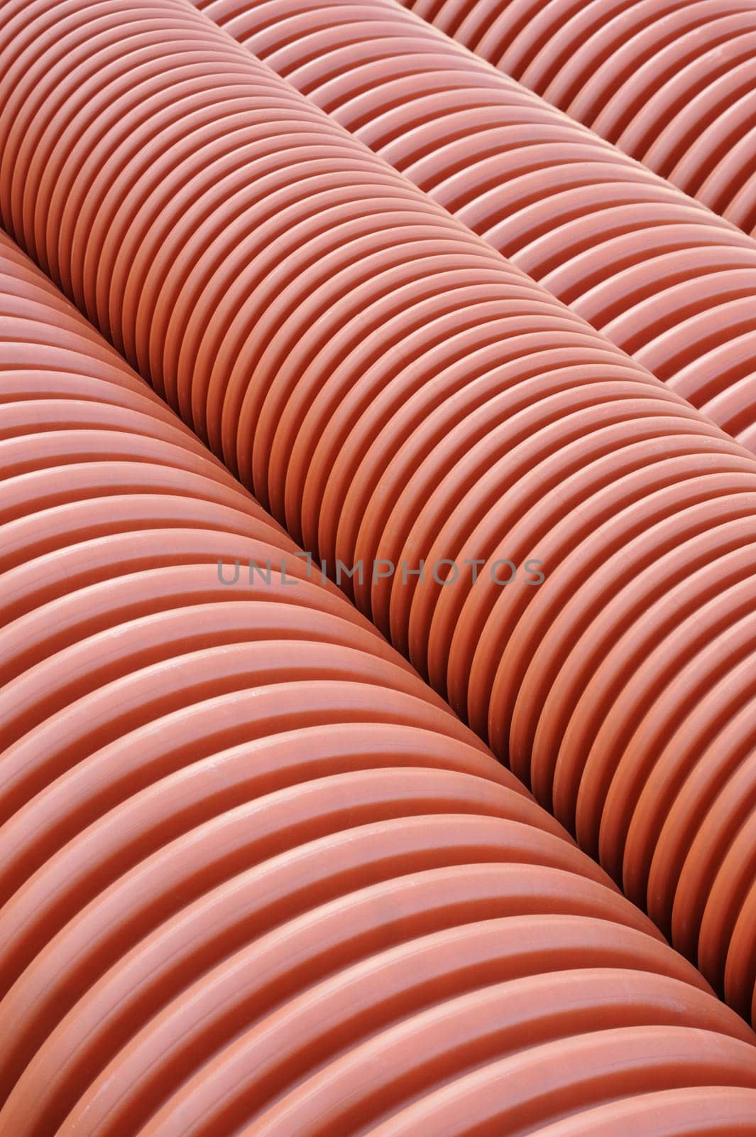 Plumbing tubes close-up