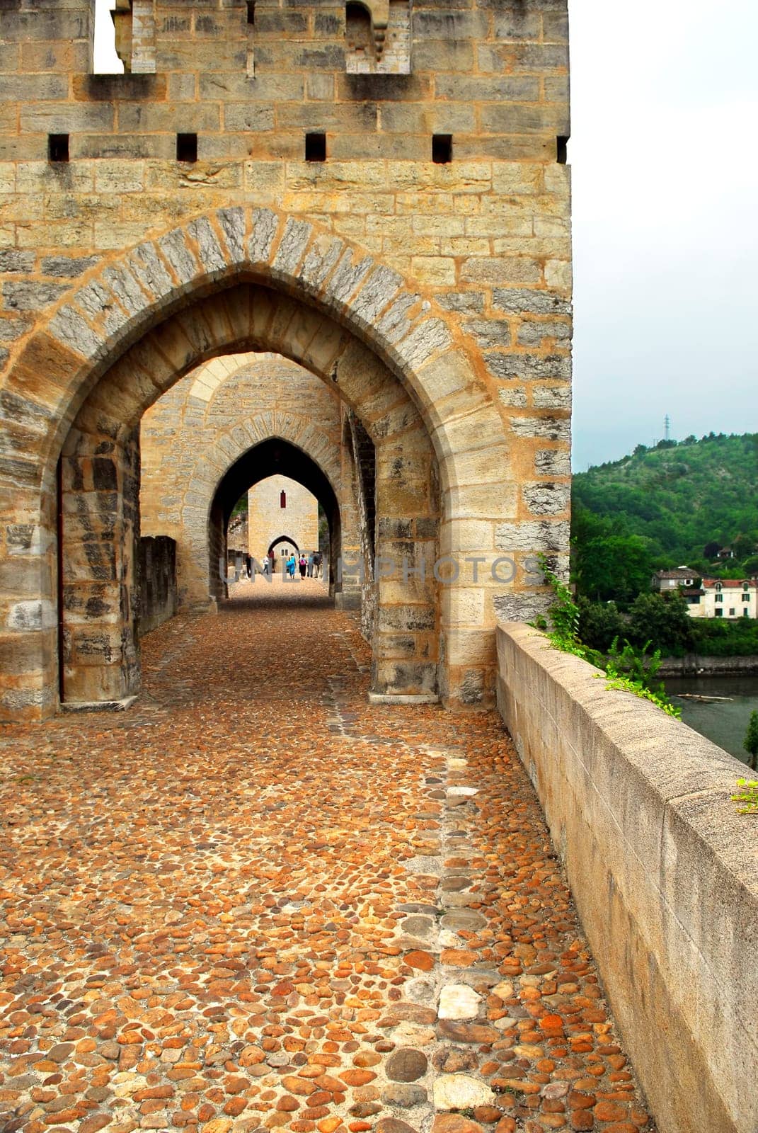 Valentre bridge in Cahors, France