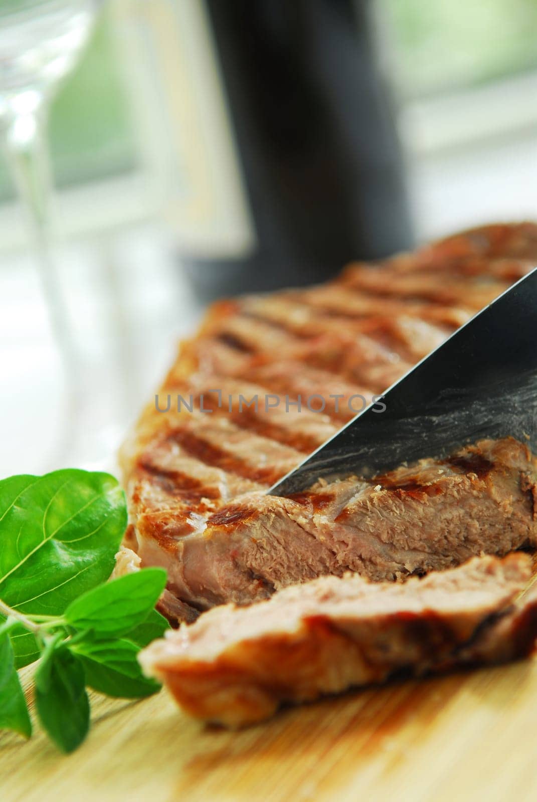 Grilled steak