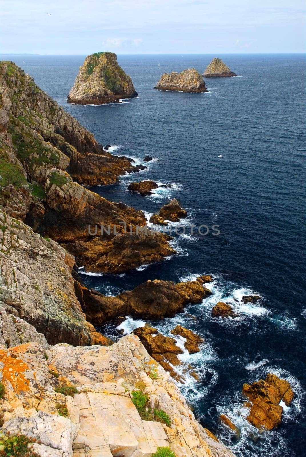Atlantic coast in Brittany