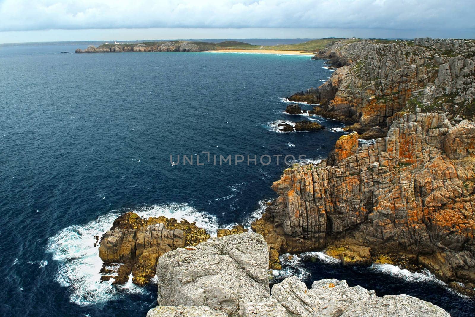 Atlantic coast in Brittany
