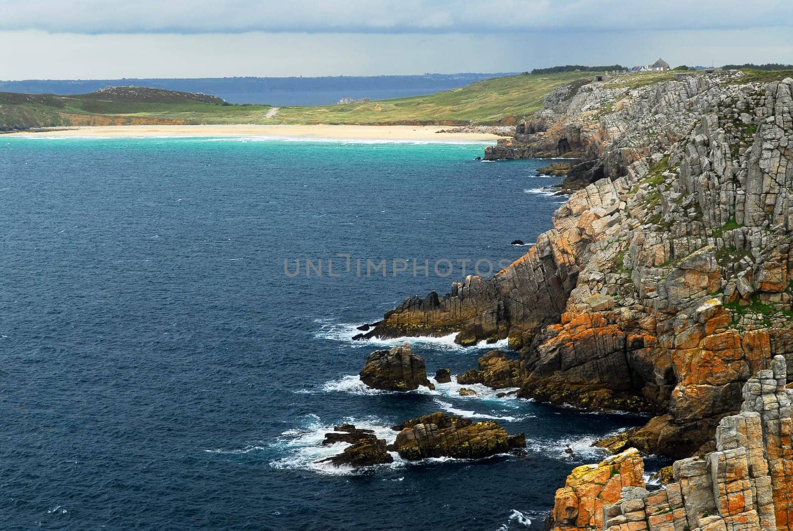 Atlantic coast in Brittany