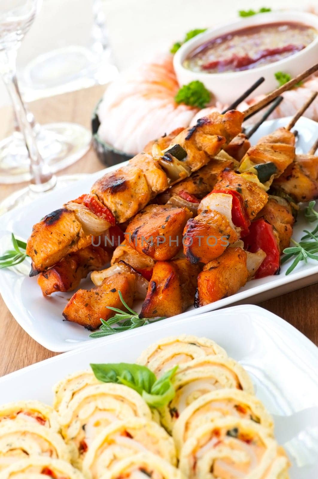 Assorted appetizers
