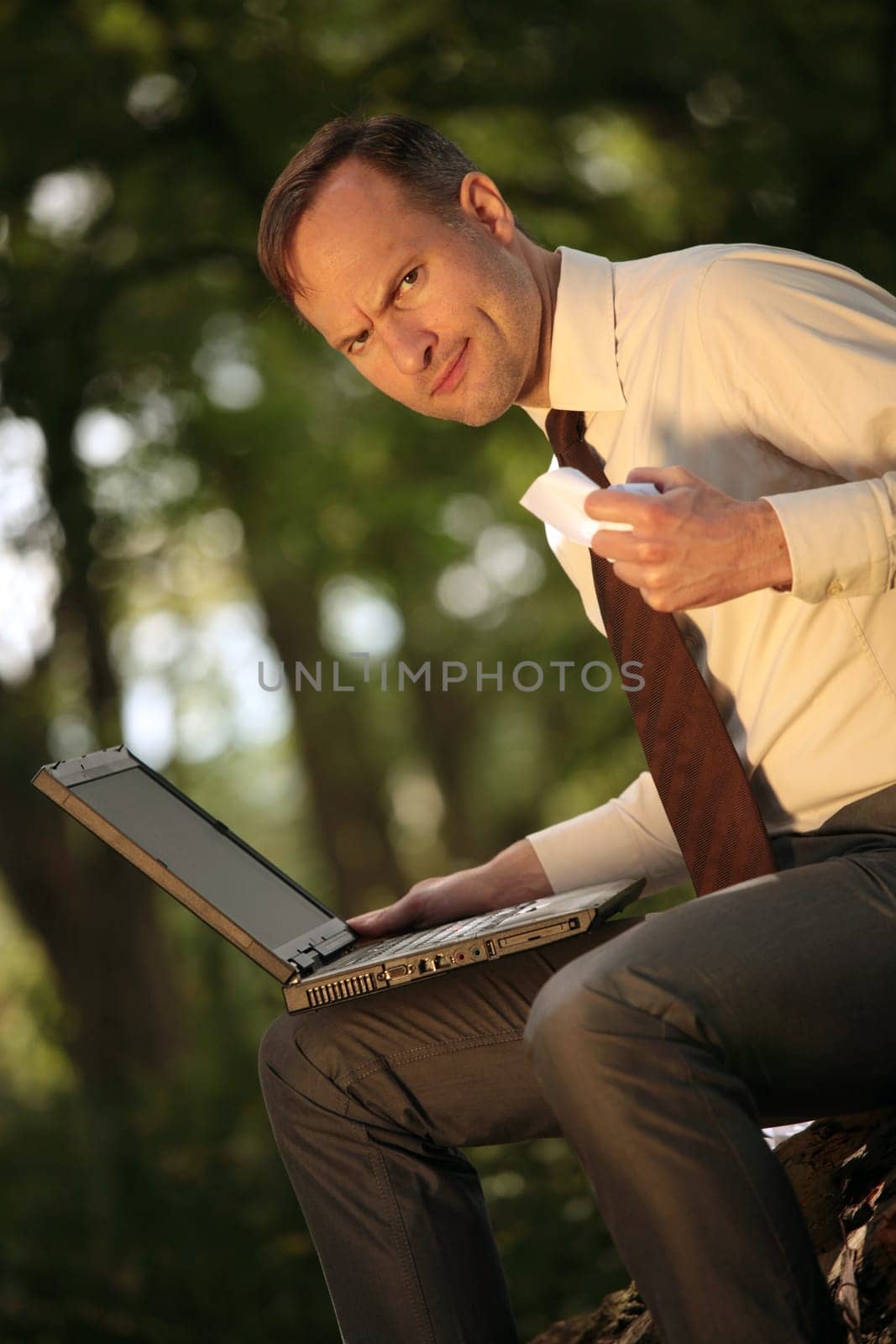 angry businessman
