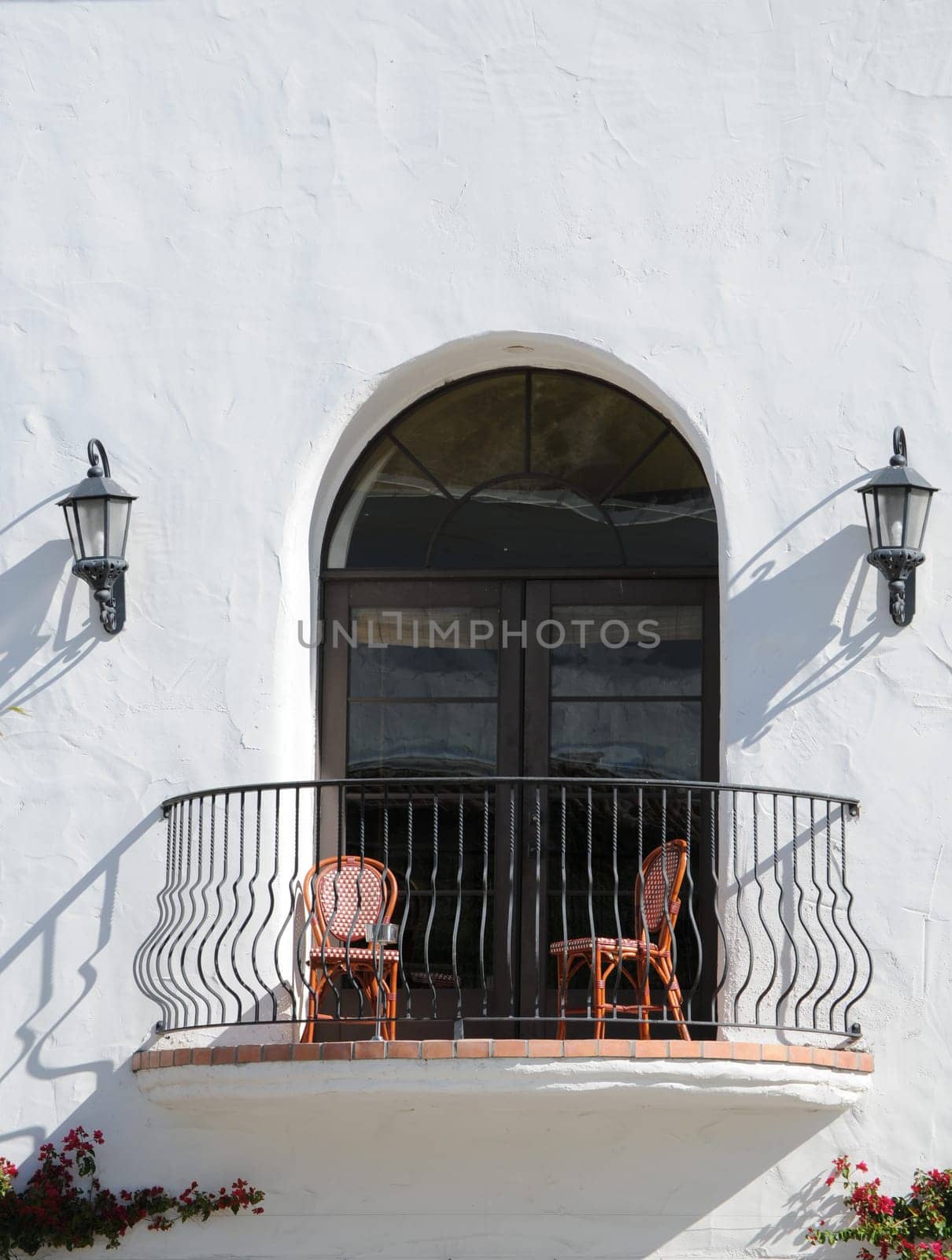 southwest style window balcony chairs