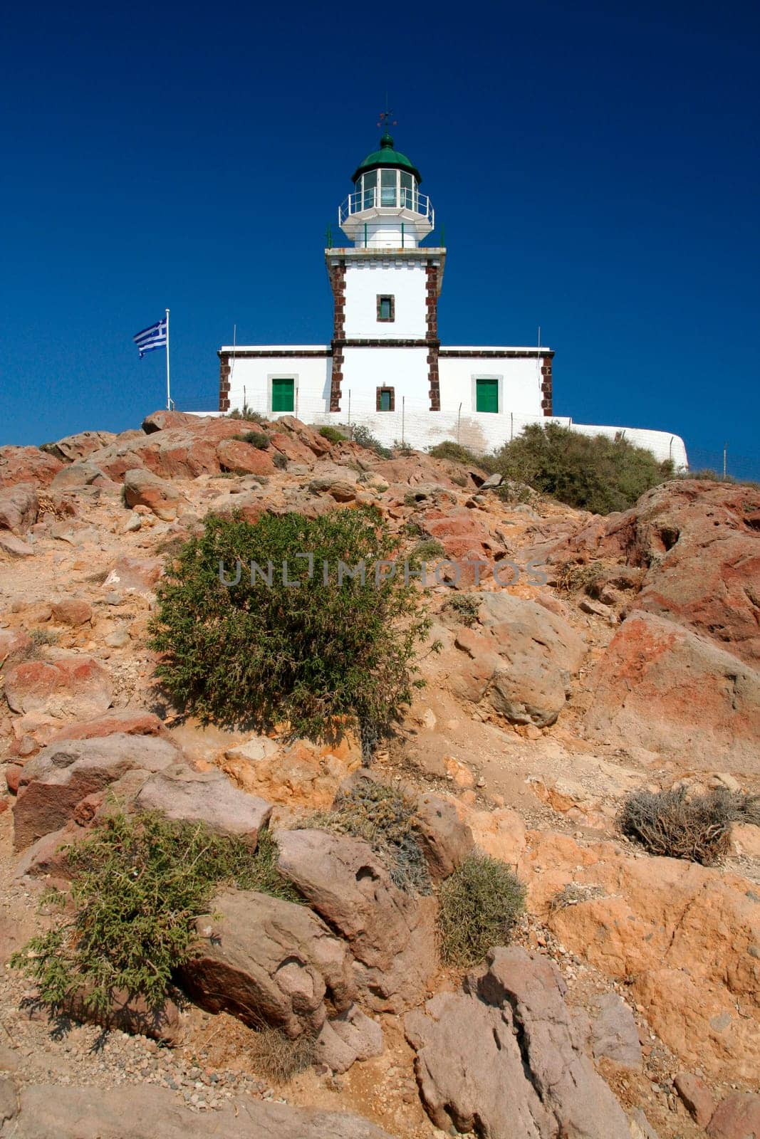 Lighthouse on Santorini