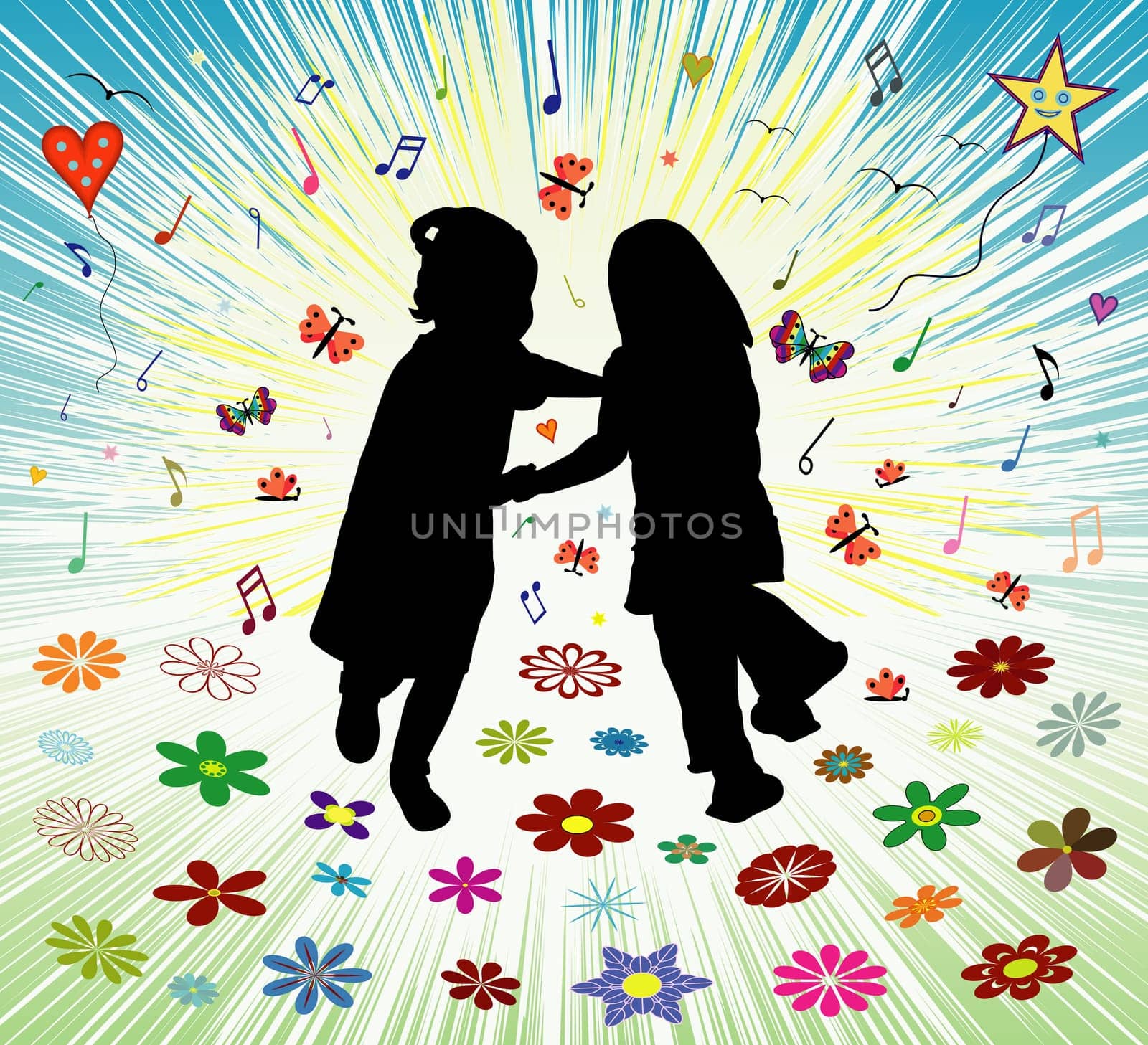 The joy of children