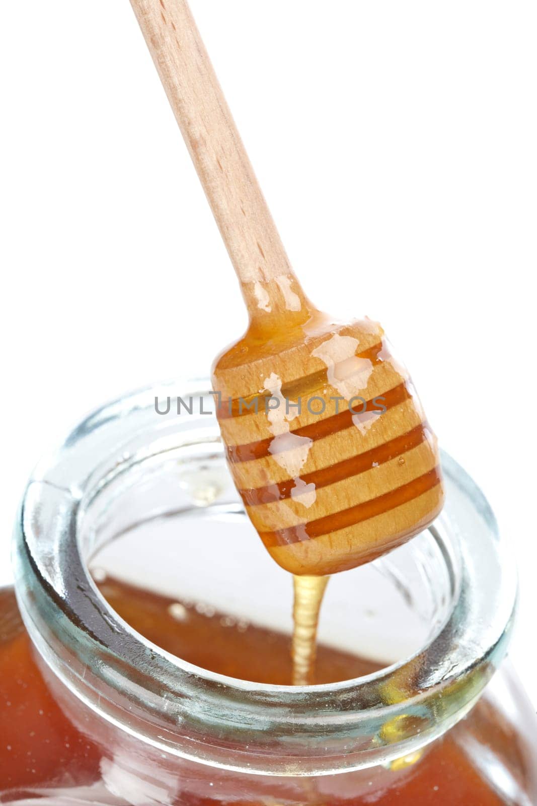 Pouring honey