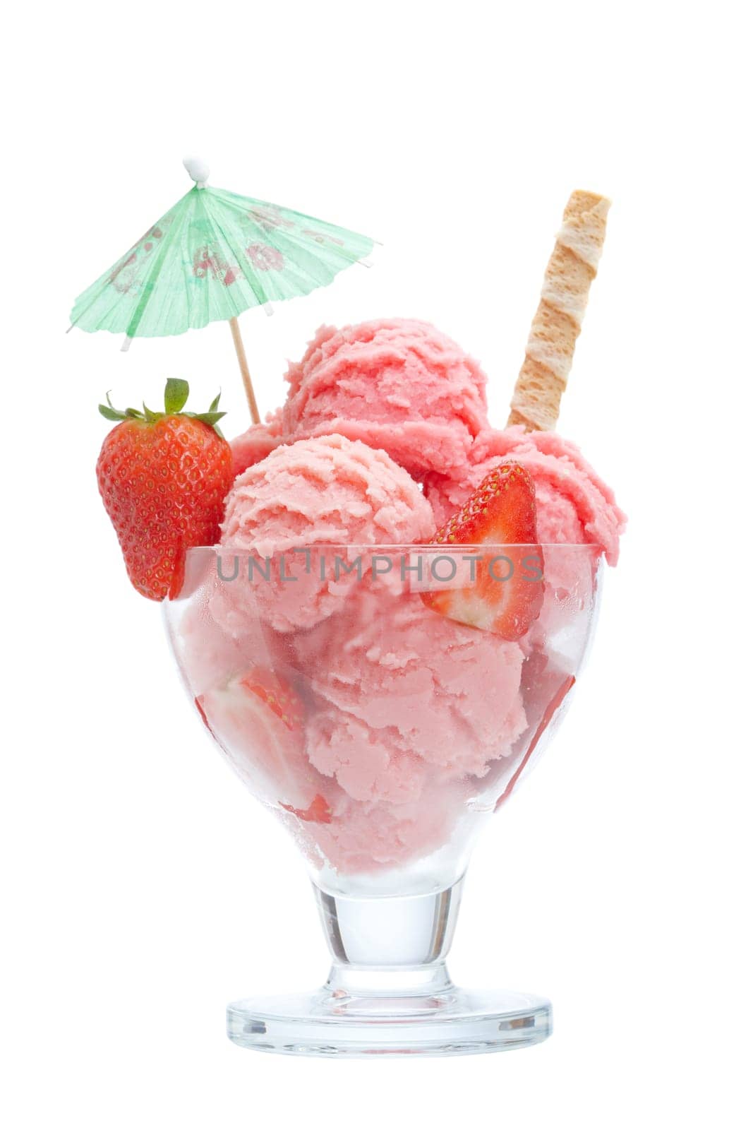 Strawberry ice cream