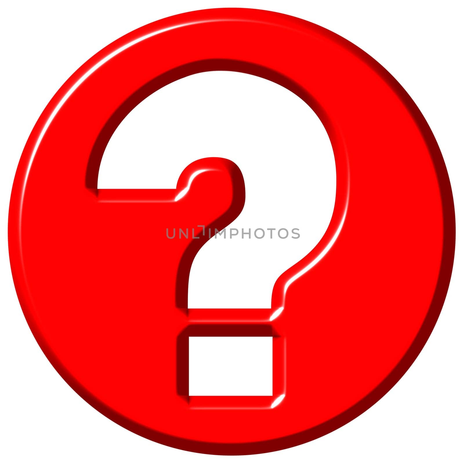 3D Question Sign