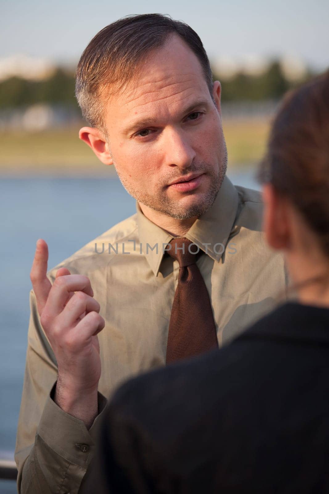 conversation on the street