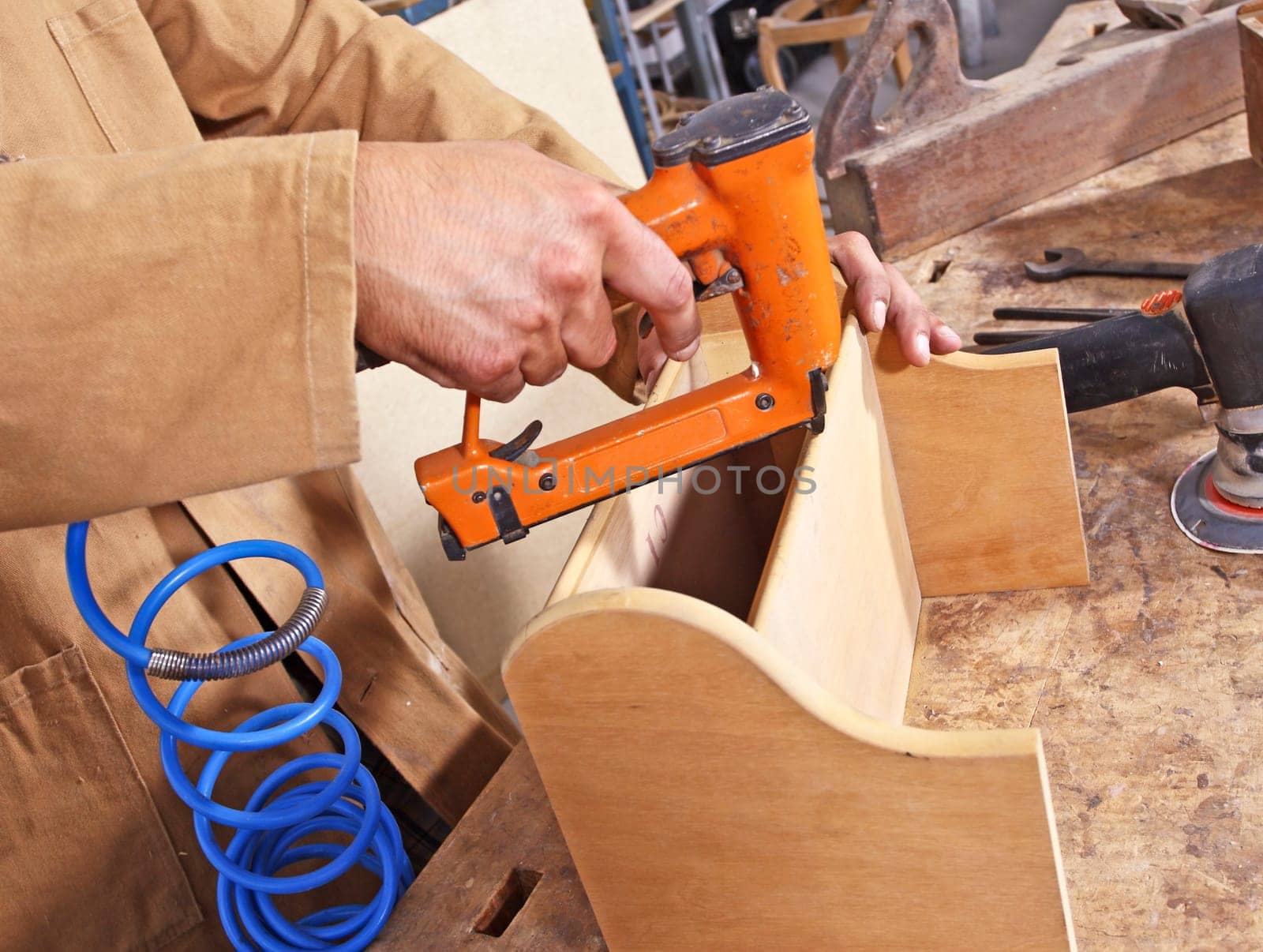 carpenter  and old tool