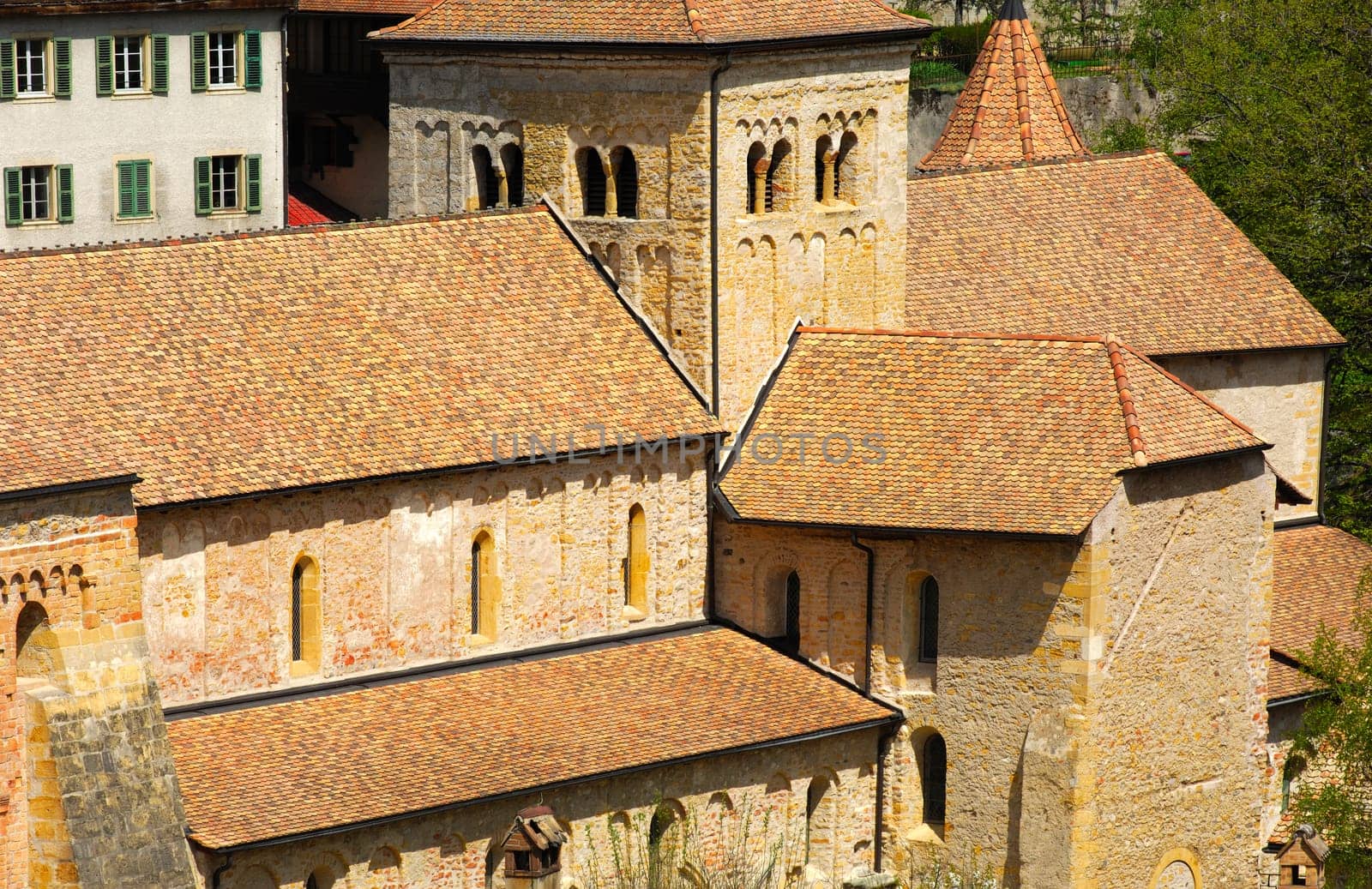 Church of Romainmotier,Switzerland