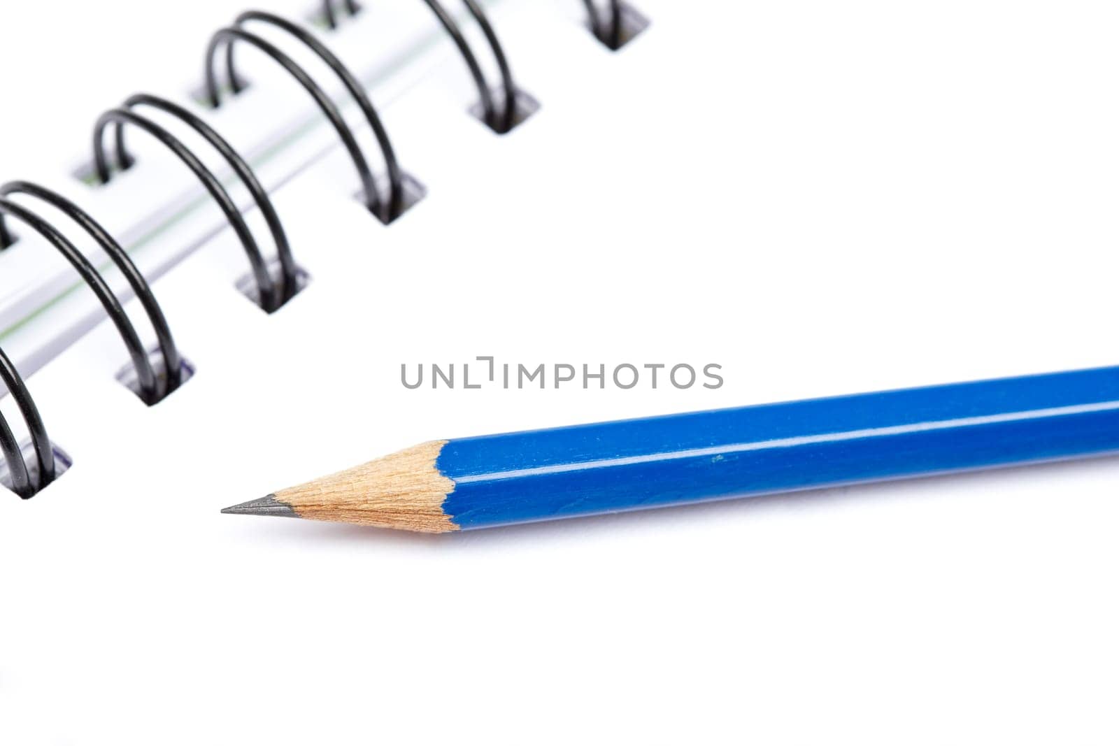 Pencil on a one notebook