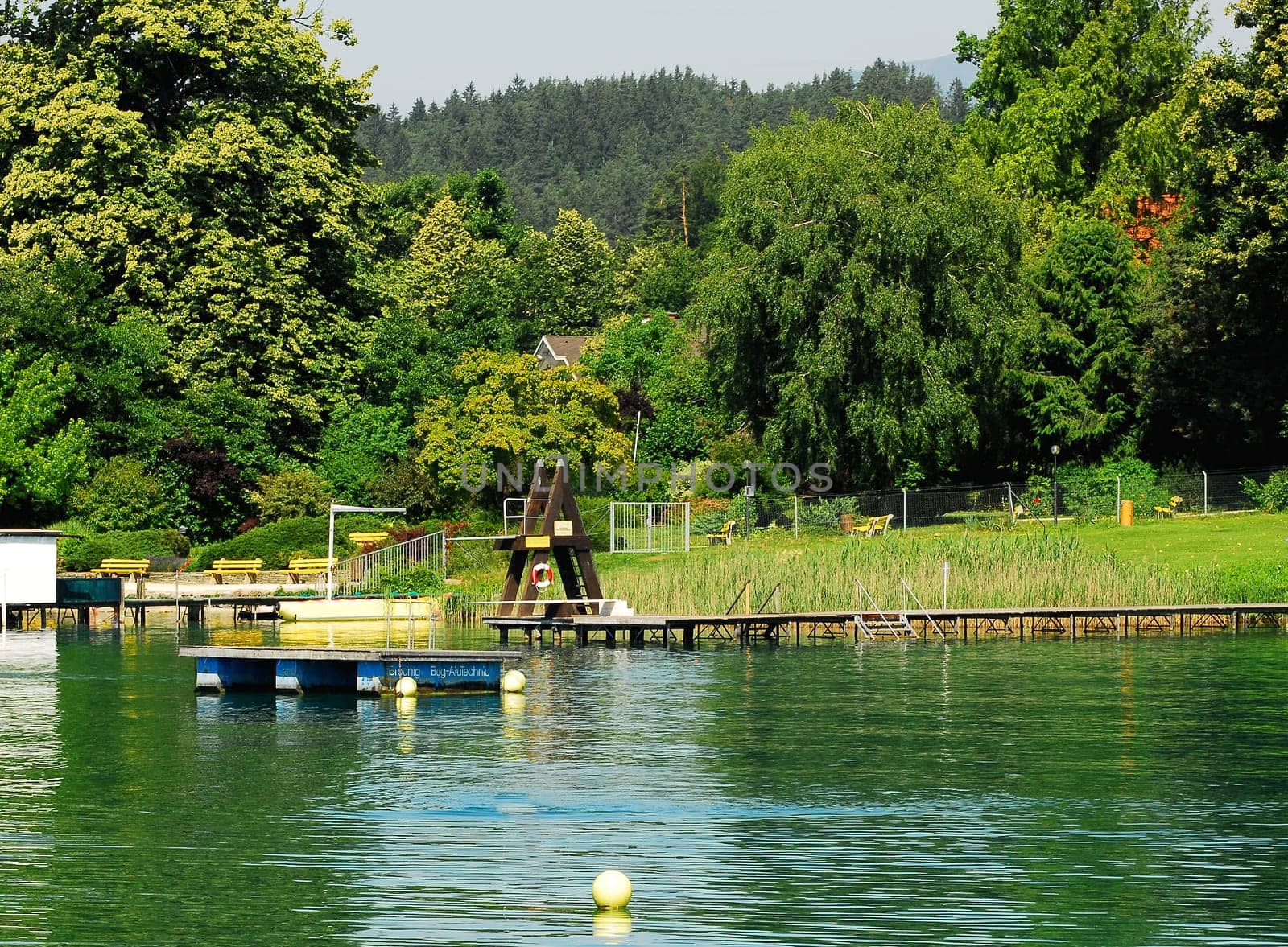 Swimming pool at Lake Wörthersee
