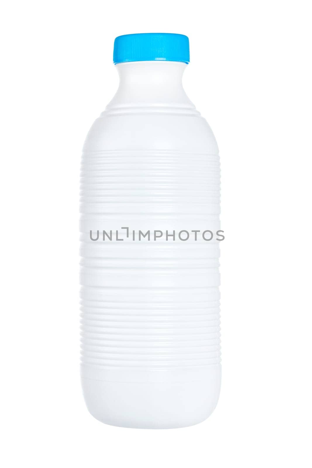 Plastic bottle of fresh milk