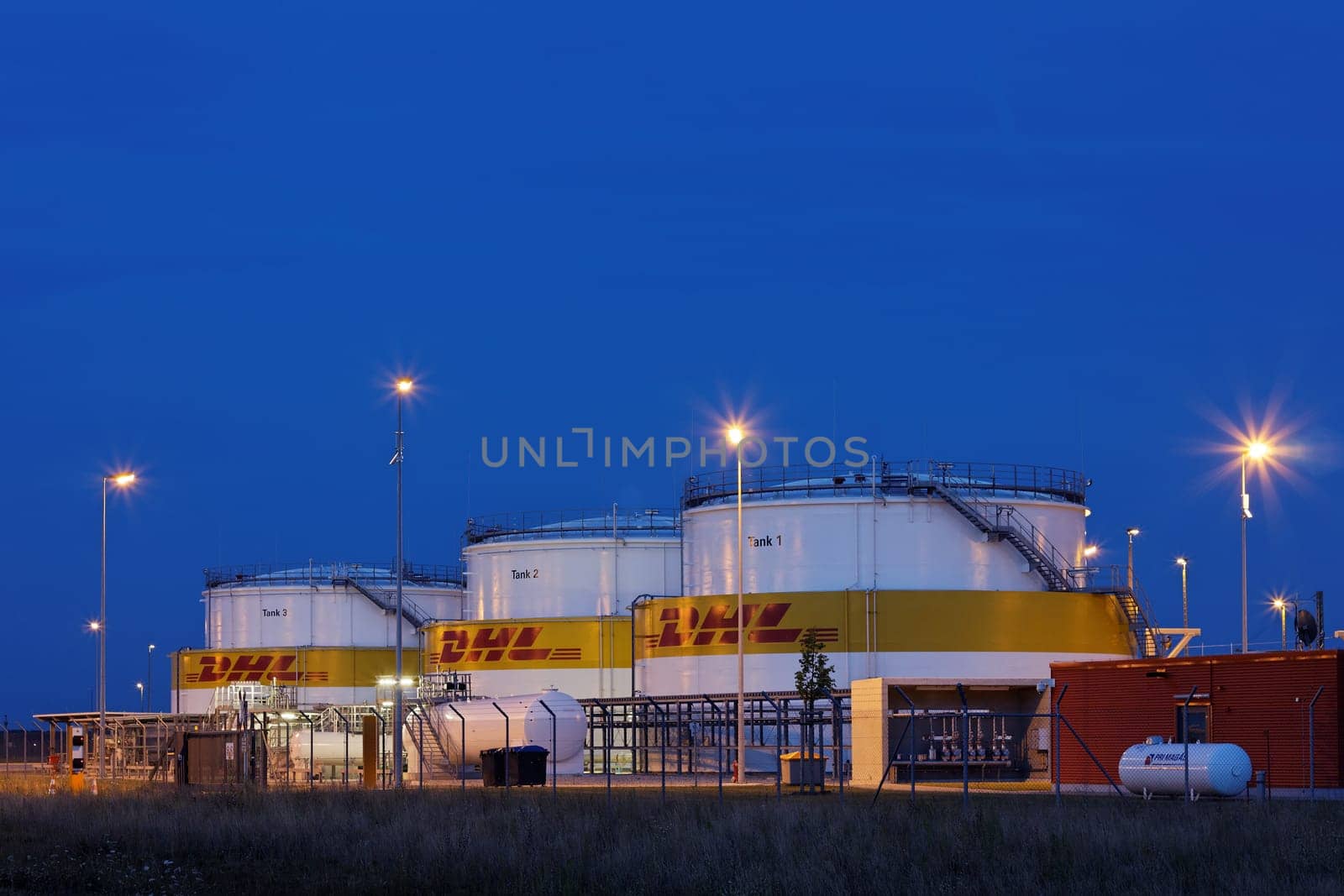 DHL tank farm at Leipzig Halle Airport