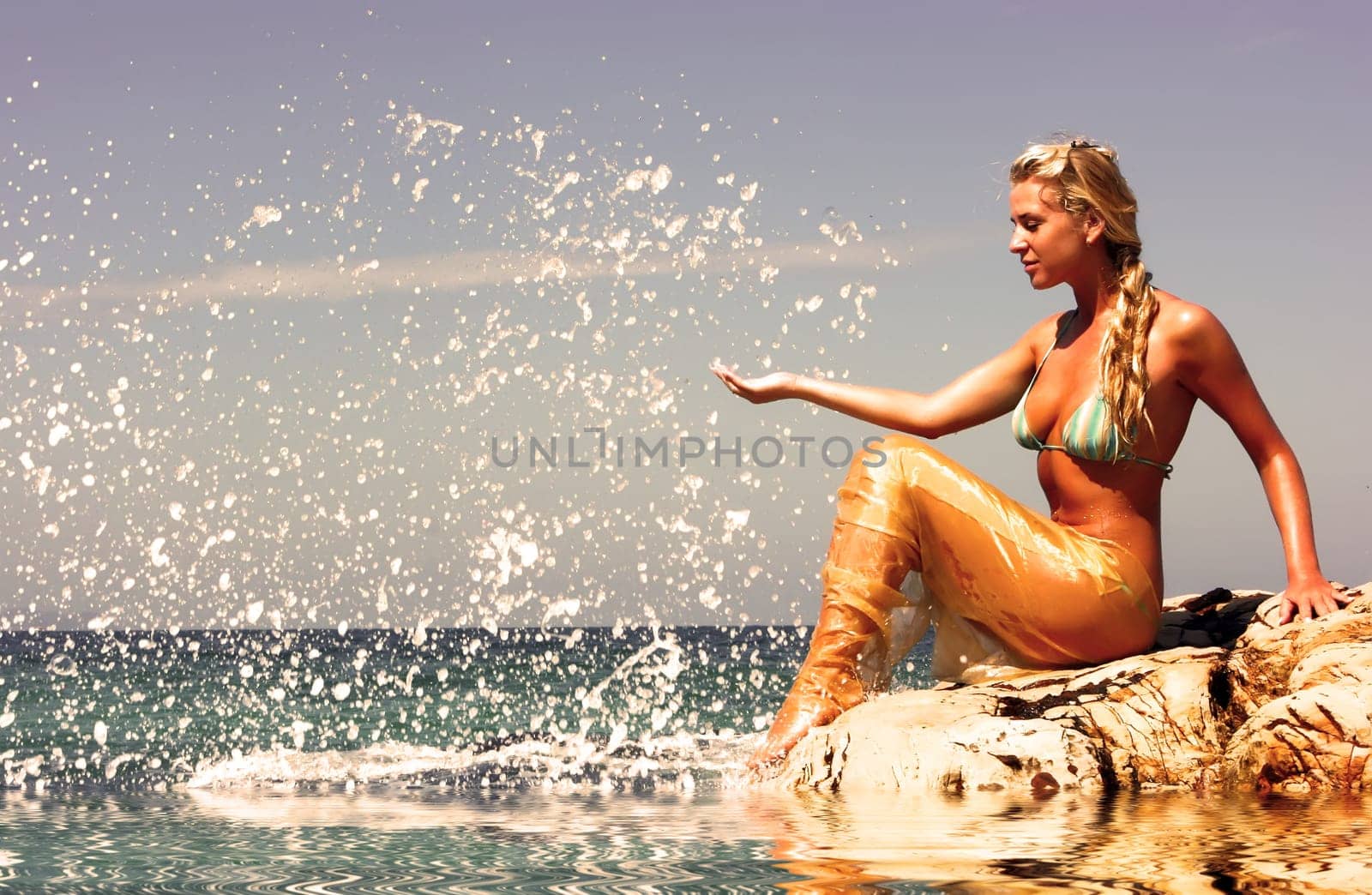 Mermaid at beach