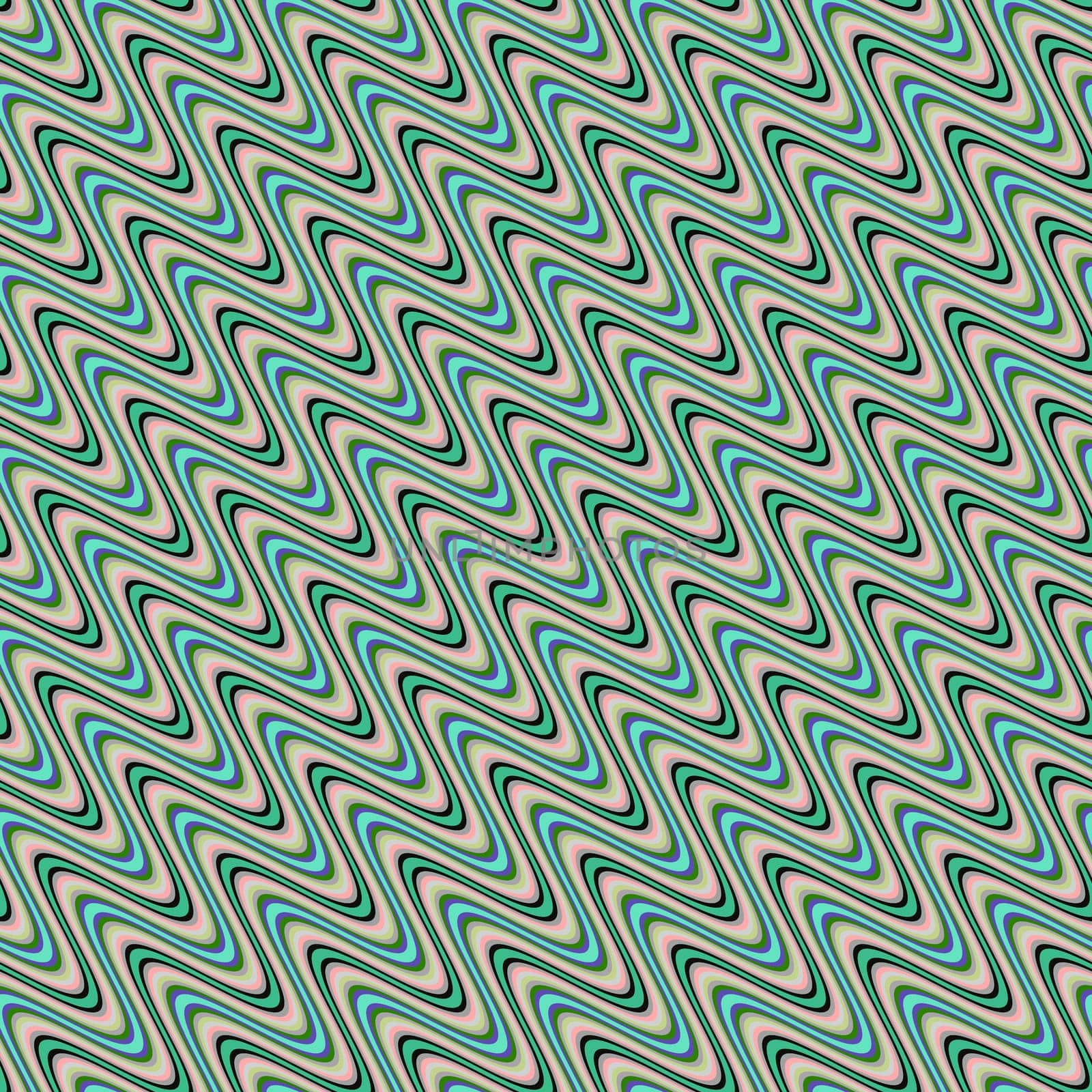 diagonal waves pattern