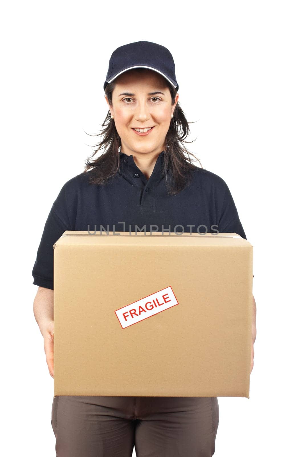 Delivering a package fragile