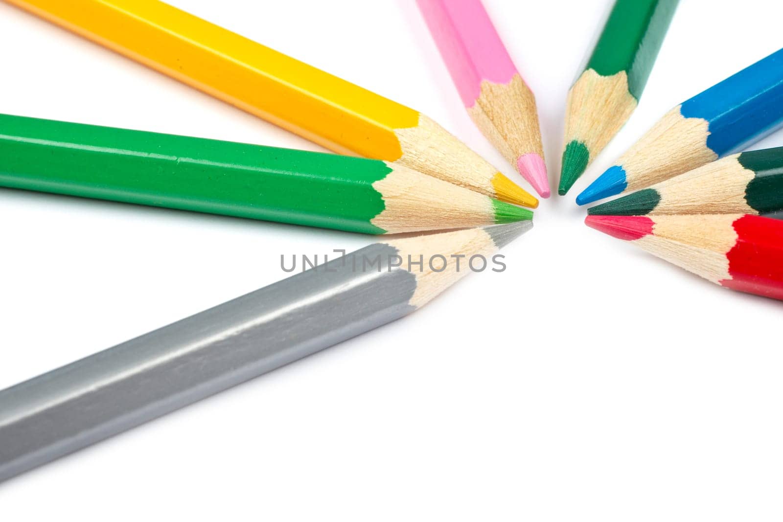 Colored school pencils