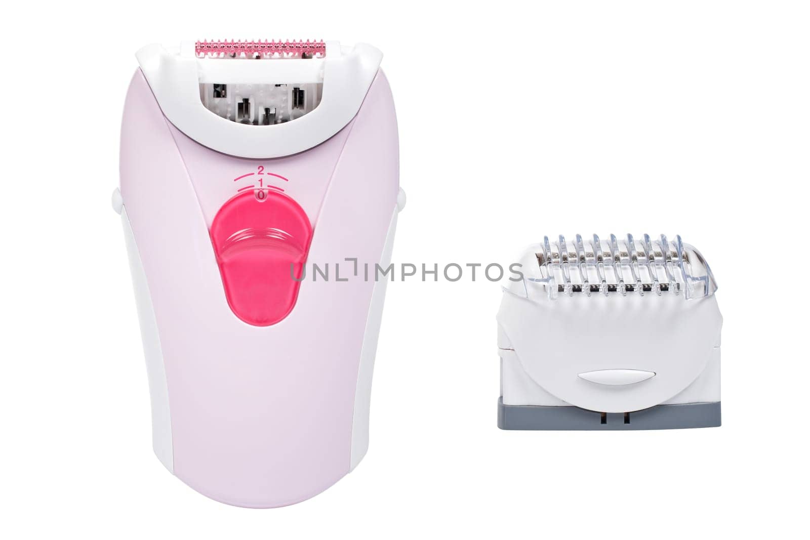 Pink hair remover